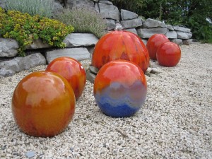 Wasserspiel, Quellsteine als Gestaltungselement, Gartengestaltung