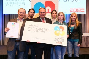 ineo Preis Lehrlingsausbildung Oberösterreich mit Rudi Trauner WKO