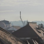 die Grazer Freiheitsstatue, entdeckt von der Kastner und Öhler Dachterrasse